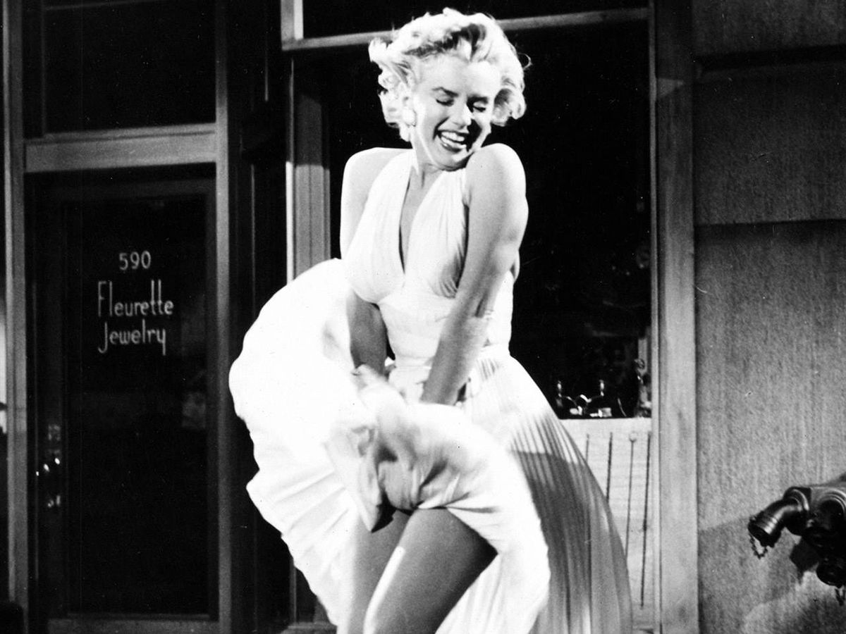 Foto: Marilyn Monroe, en 'La tentación vive arriba'. (Captura)