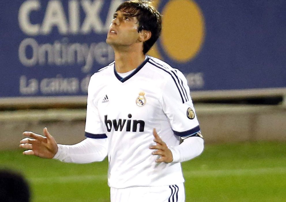 Foto: Kaká, en un partido con la camiseta del Real Madrid (Efe).