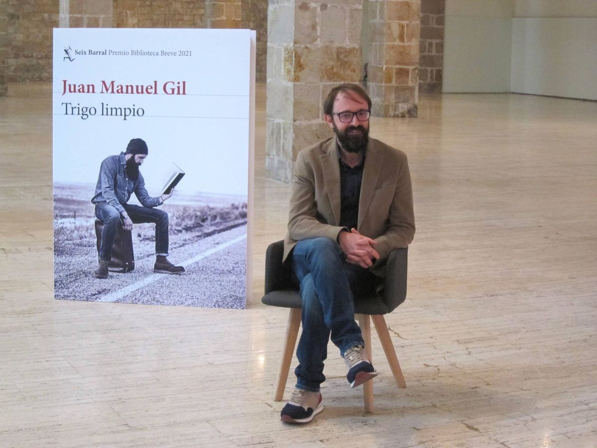 Foto: Juan Manuel Gil, ganador del premio Biblioteca Breve con 'Trigo limpio' (EUROPA PRESS)