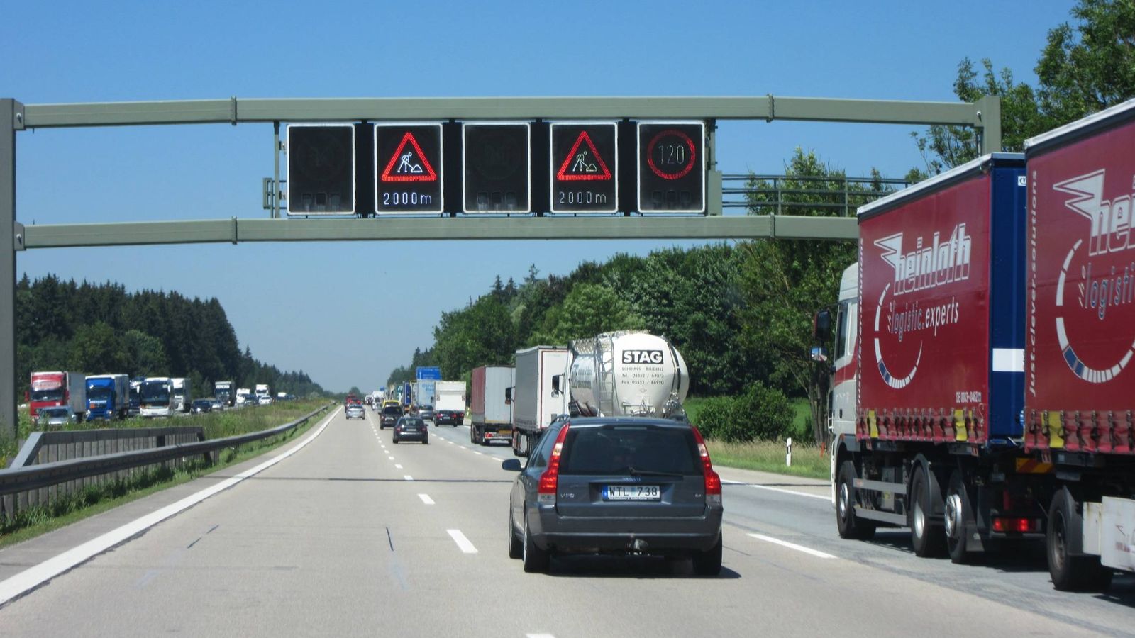 Foto: Tramo de autopista en Alemania 