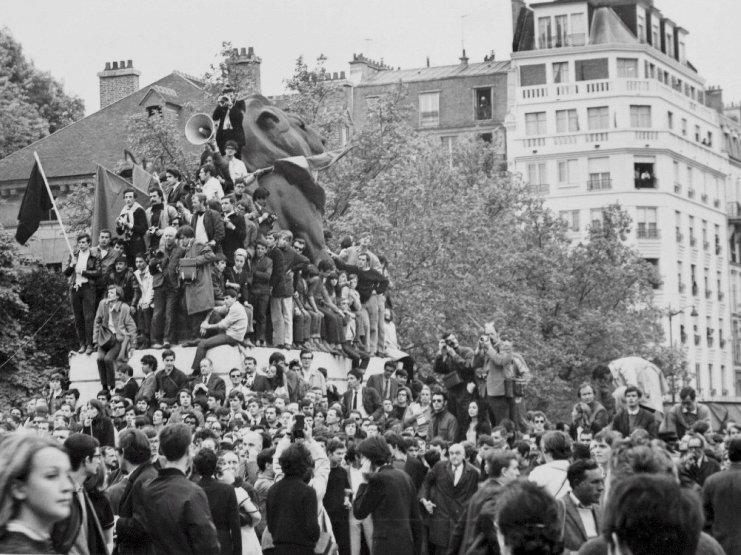 Disturbios de mayo del 1968 en París. (EFE)