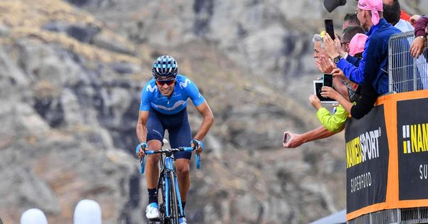 Foto: Mikel Landa es cuarto en la clasificación del Giro de Italia. (EFE)