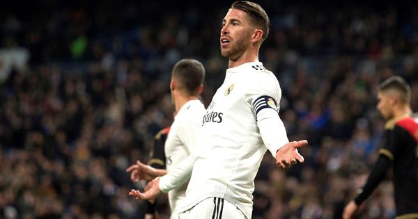 Foto: Sergio Ramos, durante el último partido del Real Madrid. (EFE)