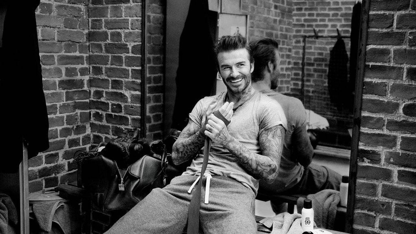 David Beckham en una imagen de House 99, su firma de cosméticos para L'Oréal.