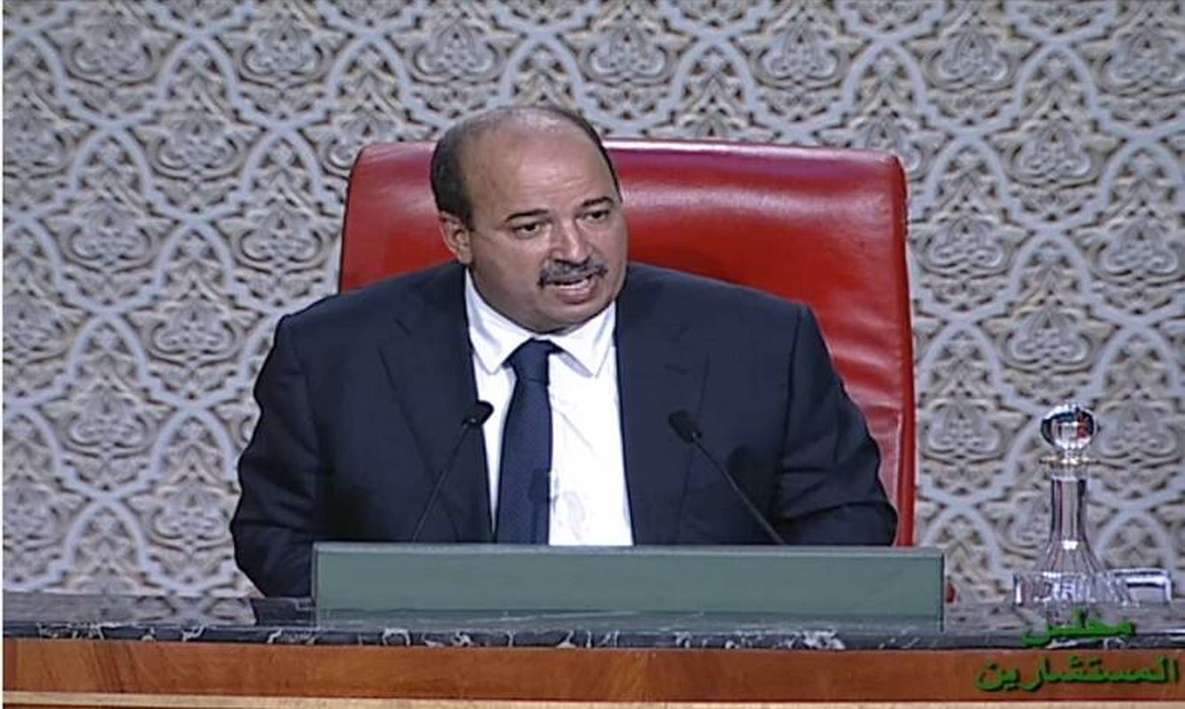El presidente del senado marroquí, Enaam Mayara. (Senado de Marruecos)