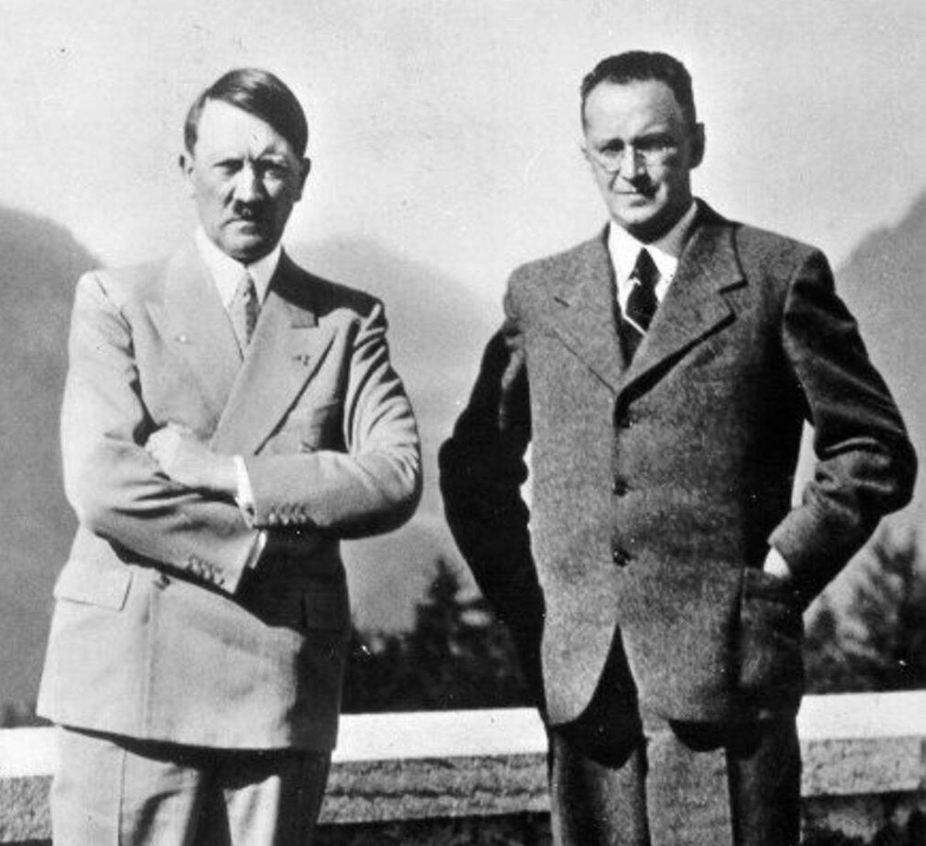 Adolf Hitler y Konrad Heimlein