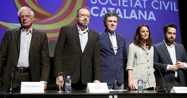 Foto: Acto de Sociedad Civil Catalana en Madrid en 2017. (EFE)