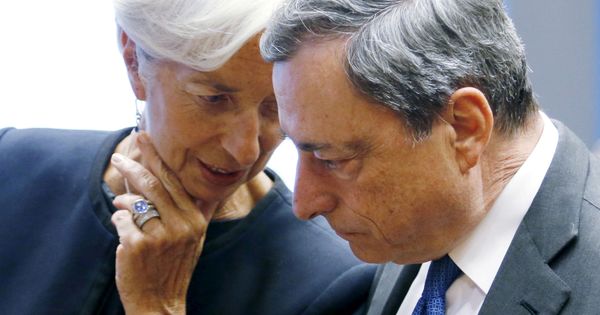Foto: Christine Lagarde y Mario Draghi. (Reuters)