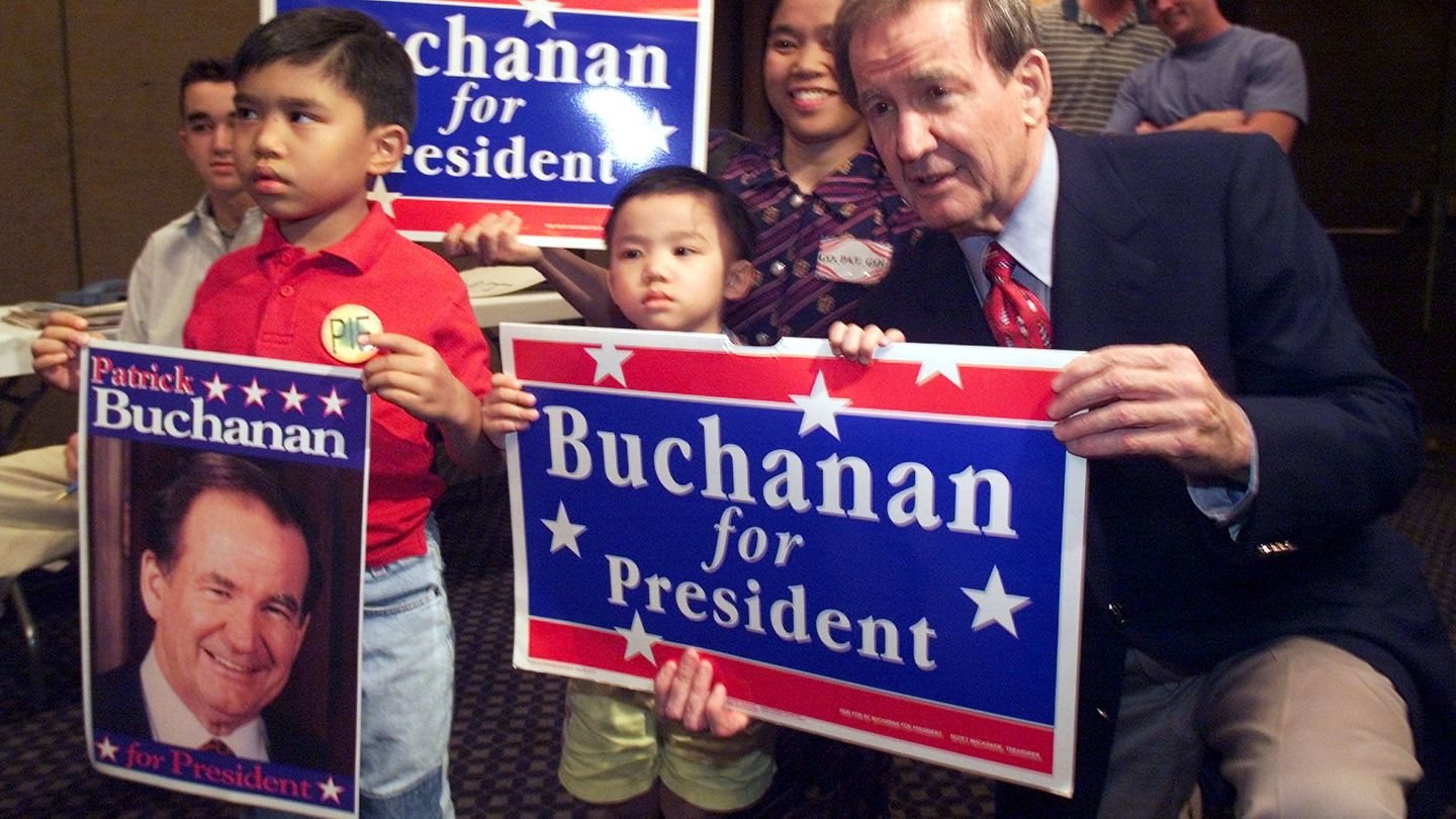 Pat Buchanan, en 2000. (Reuters)
