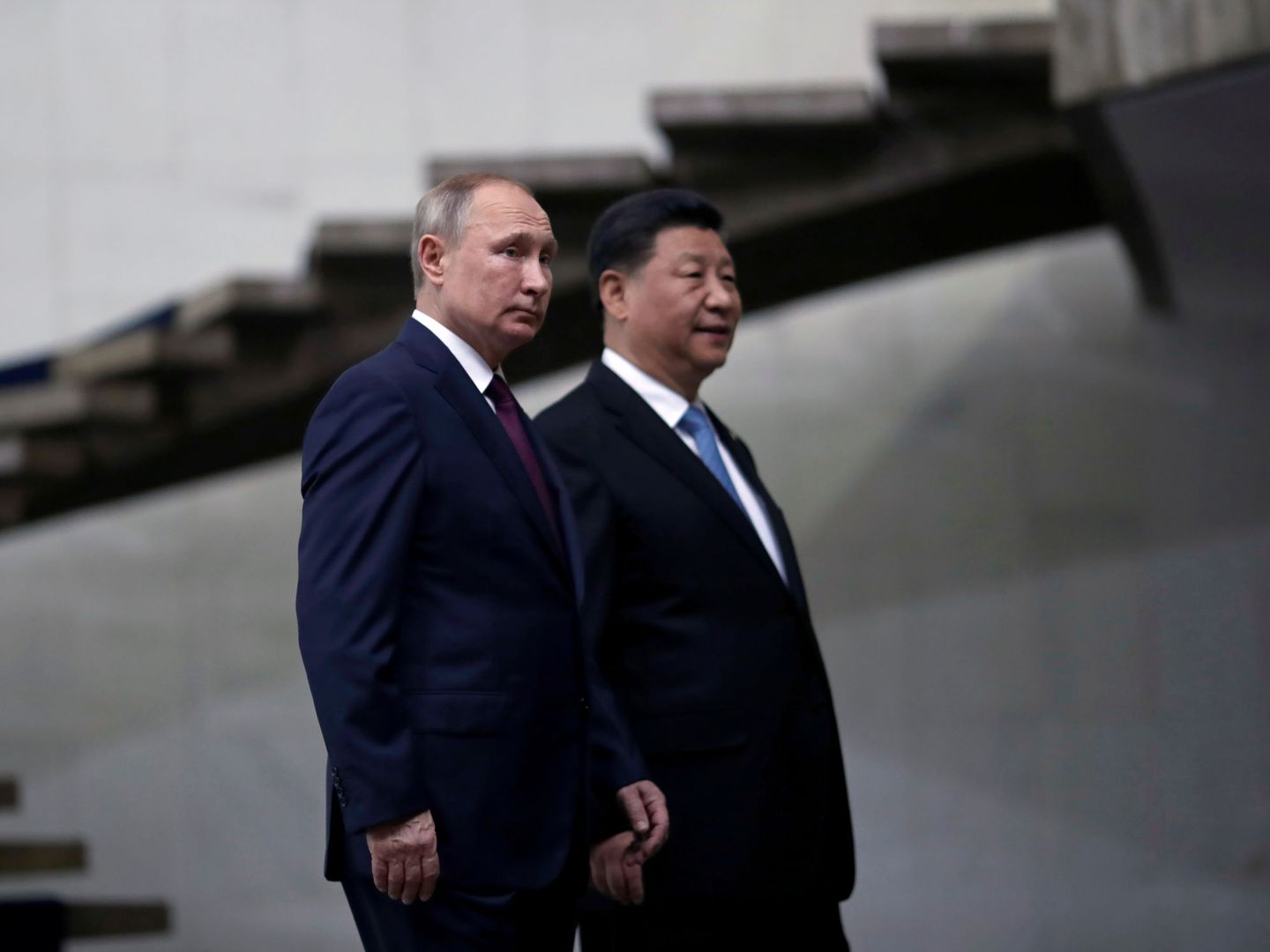 Vladimir Putin y Xi Jinping, en una cumbre. (EFE)