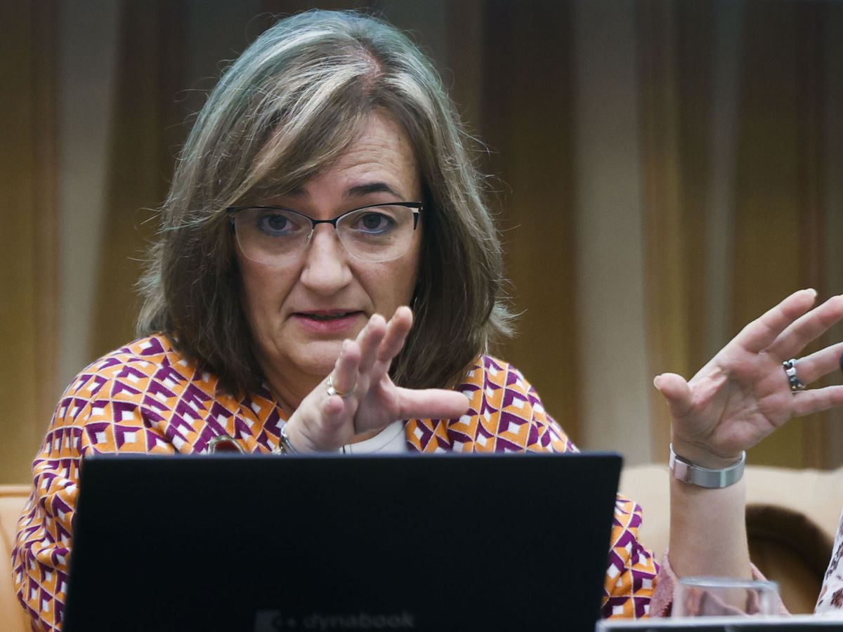 Foto:  La presidenta de la Autoridad Independiente de Responsabilidad Fiscal (AIReF), Cristina Herrero Sánchez. (EFE/Javier Lizon)