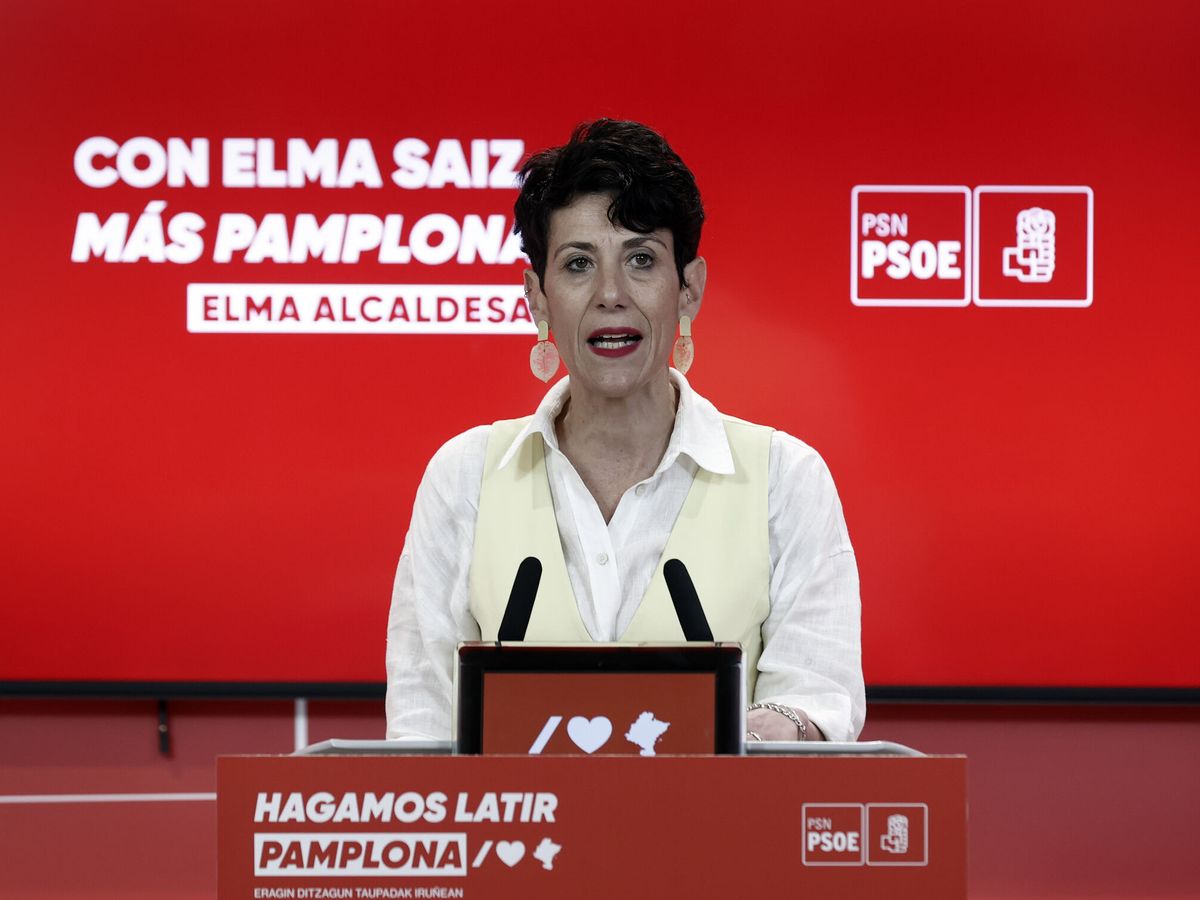 Foto: Elma Saiz, candidata del PSC en Pamplona. (EFE/Jesús Diges)