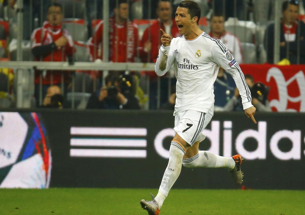 Foto: Cristiano Ronaldo celebra uno de los dos goles marcados en Múnich (Reuters)