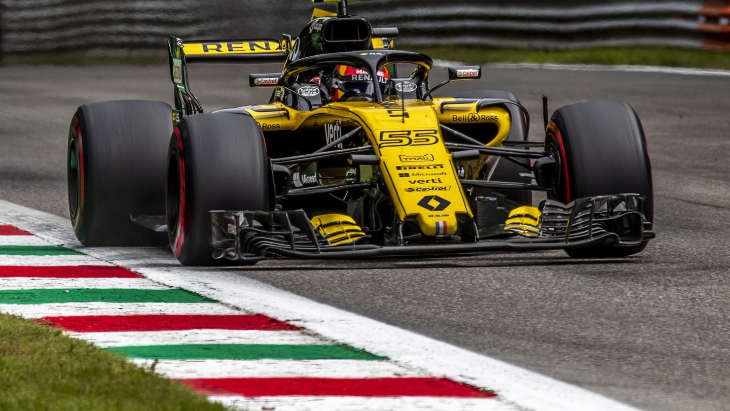 Carlos Sainz durante la clasificación del Gran Premio de Italia. (EFE)