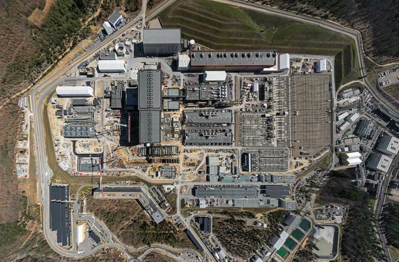 Vista aérea del complejo del ITER. (ITER)