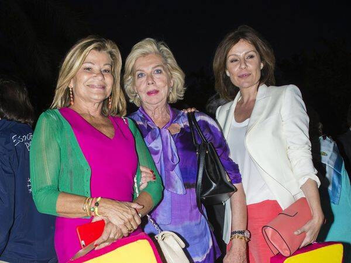 Foto: Cari Lapique, Mercedes Domecq y Nuria González. (Cordon Press)