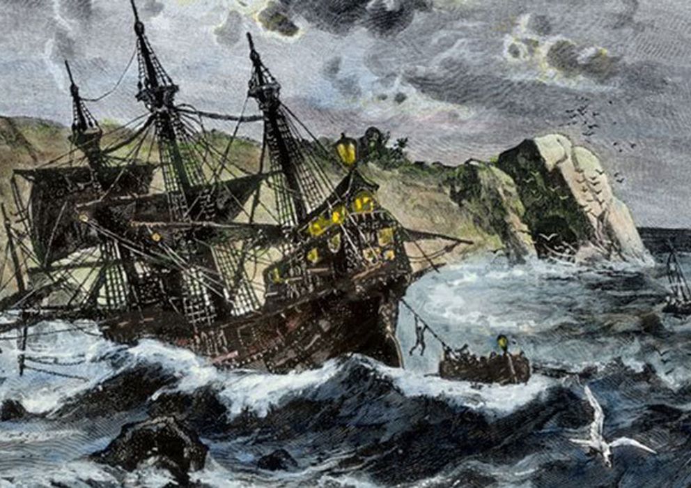 Foto: El naufragio de la 'Santa María'