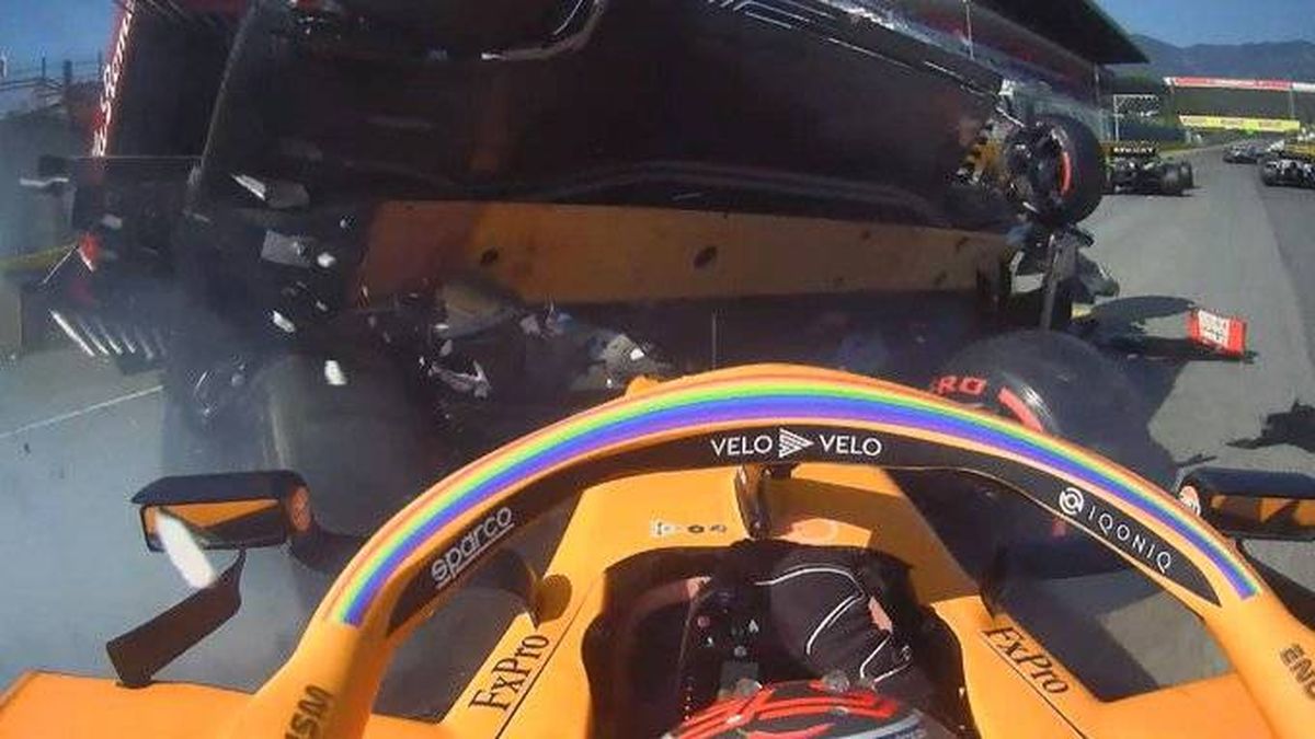La desagradable sensación de Carlos Sainz al encontrarse delante a un rival a 270km/h
