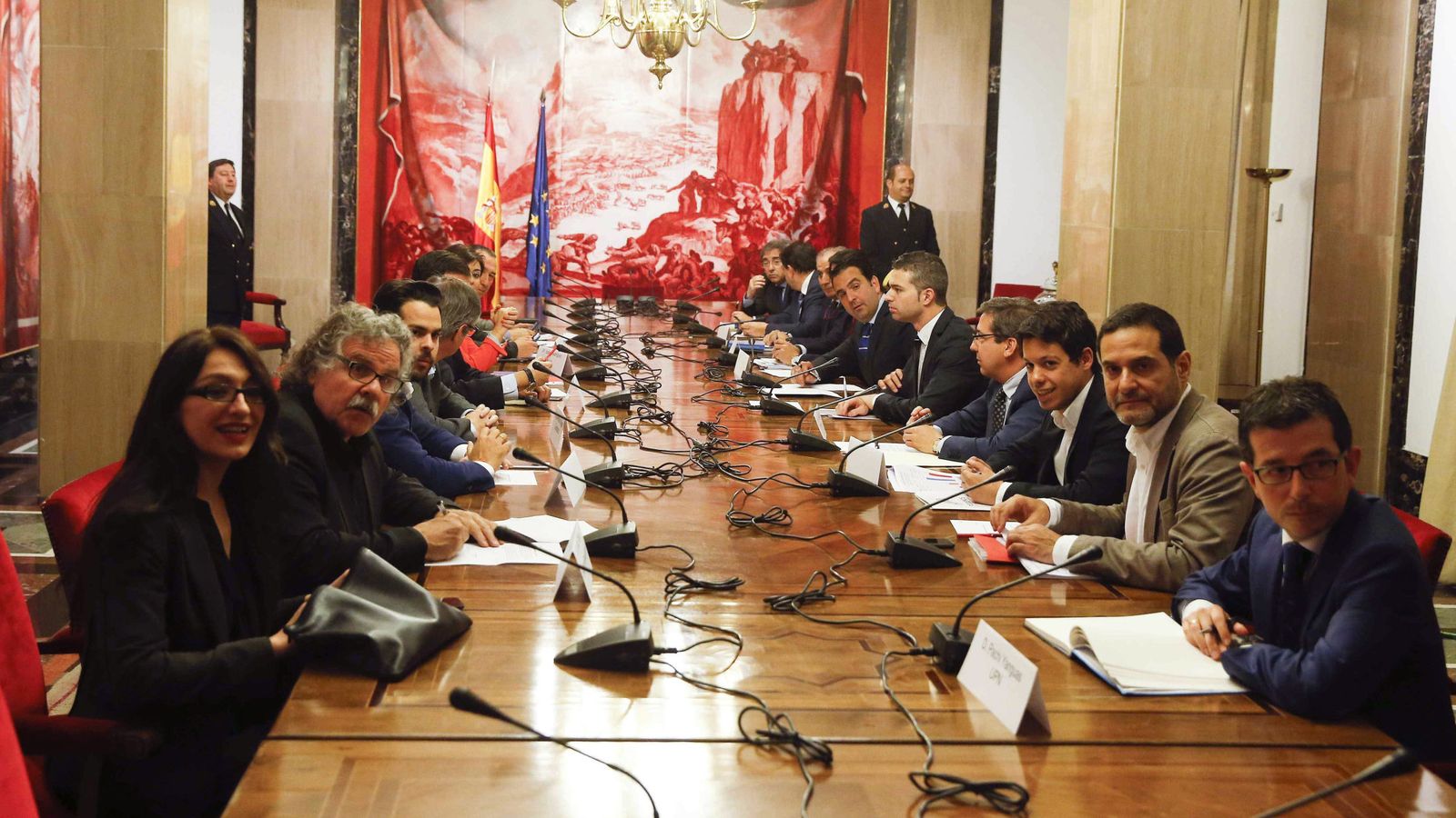 Foto: Segunda reunión sobre reducción del gasto de la campaña electoral que se salda sin acuerdo