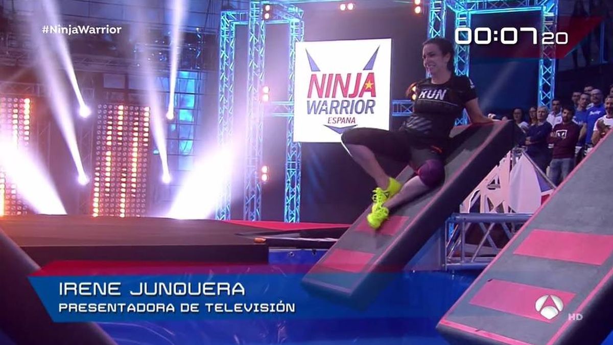 Irene Junquera y su novio decepcionan en 'Ninja Warrior' 