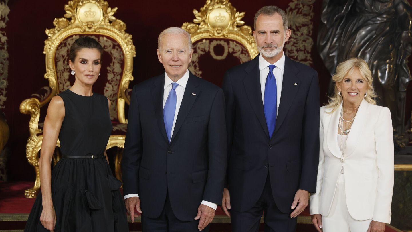 Los Reyes se reencontrarán con el presidente Biden y su esposa. (EFE/Pool/Juanjo Martín)