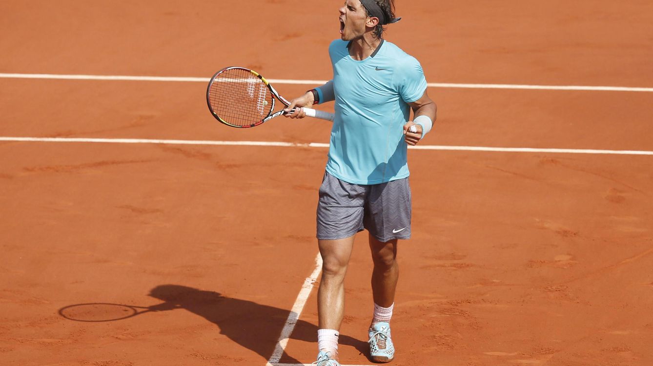Foto: Nadal celebra la consecución de un punto durante el pasado Roland Garros (Reuters).