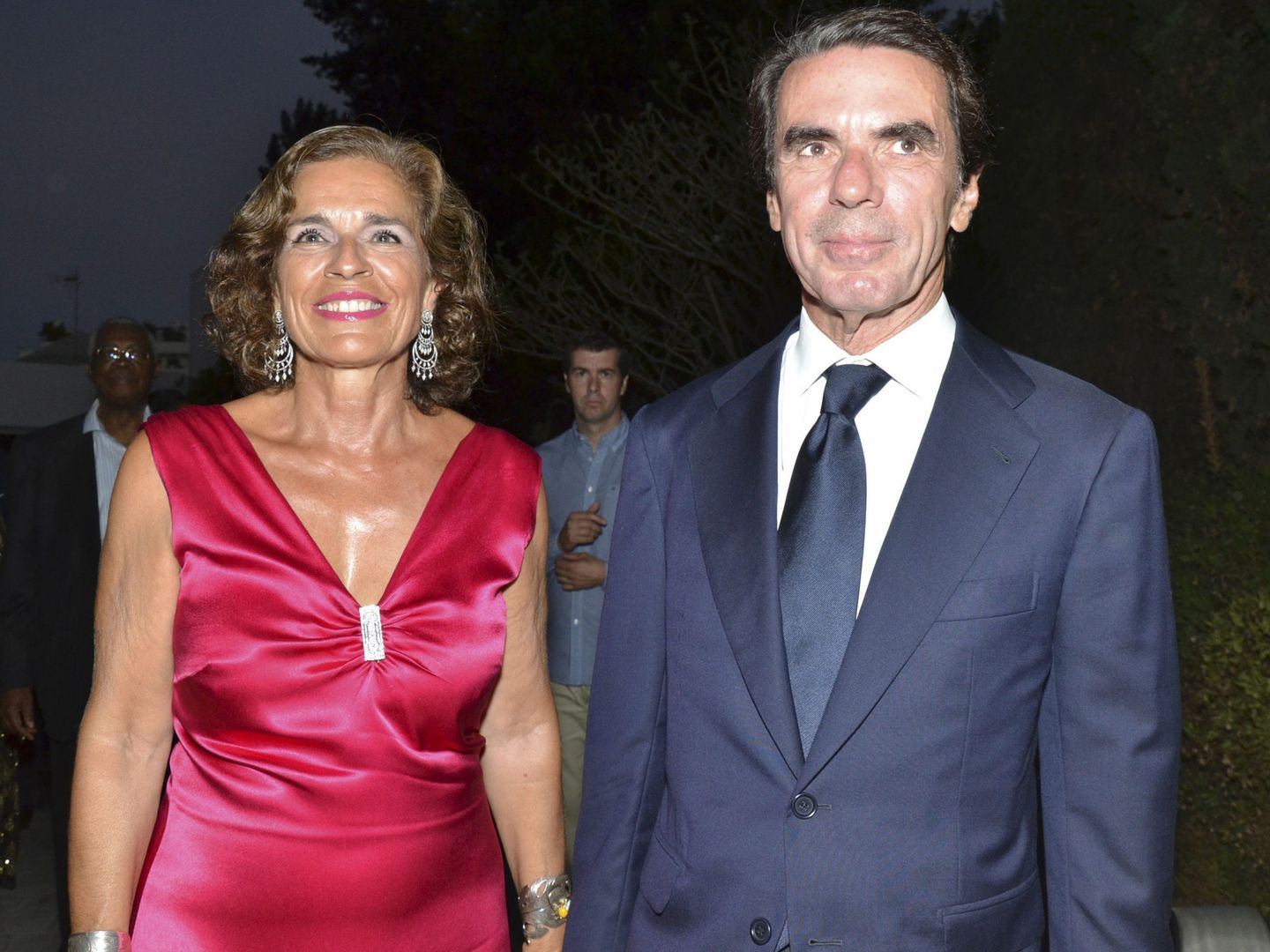 José María Aznar y Ana Botella, en una imagen de archivo. (EFE)
