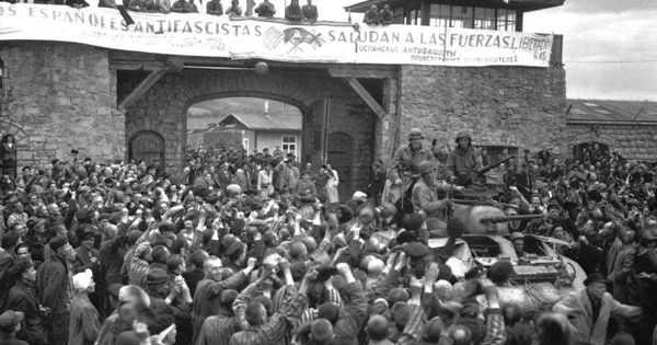 Foto: Liberación del campo de Mauthausen el 6 de mayo de 1945. (Cordon Press)