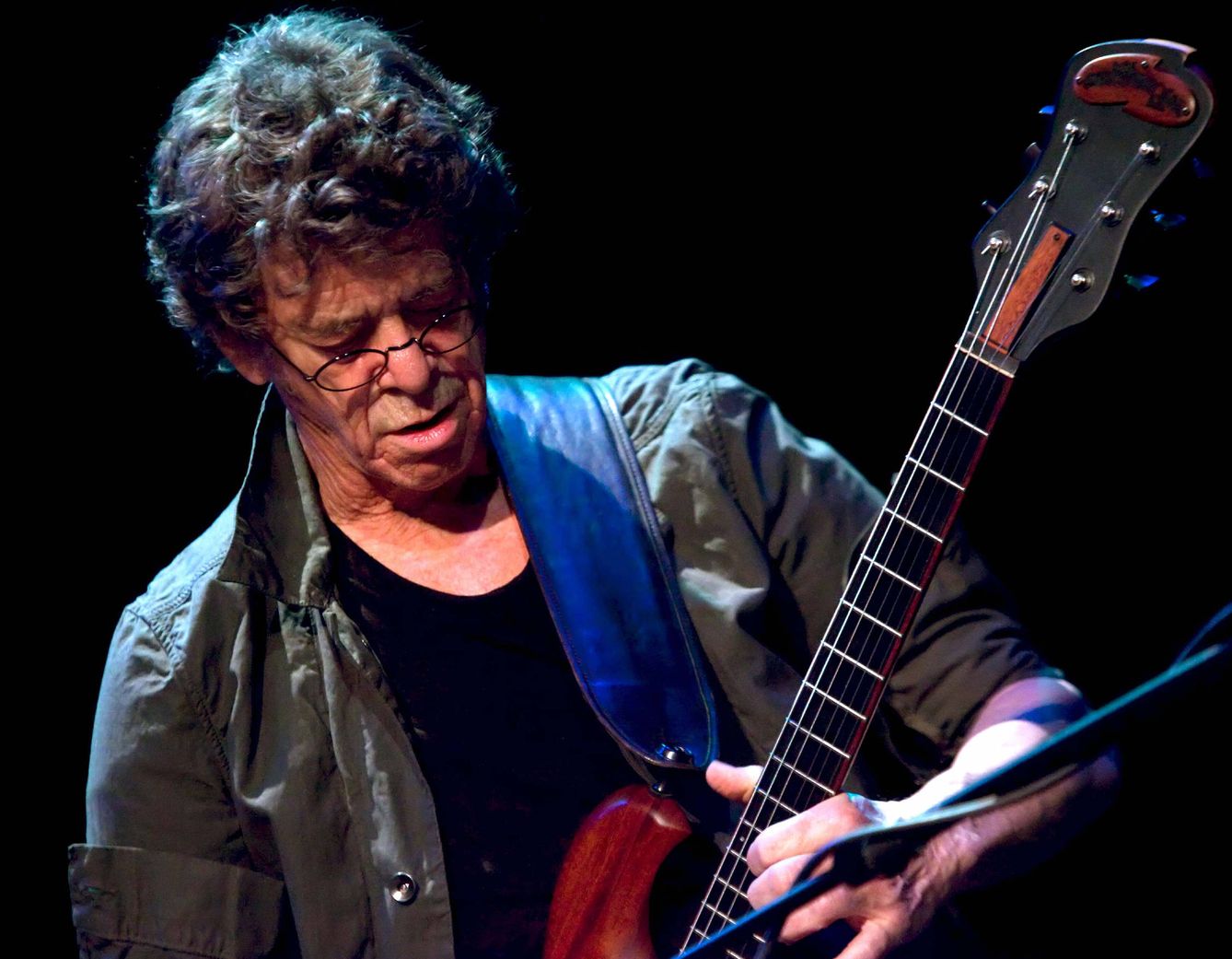 Lou Reed en un concierto en España, ya años después y más calmado (EFE)