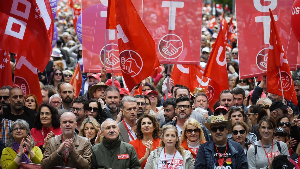 Los sindicatos claman durante el 1 de mayo por reducir la jornada: "Vamos a la ofensiva"