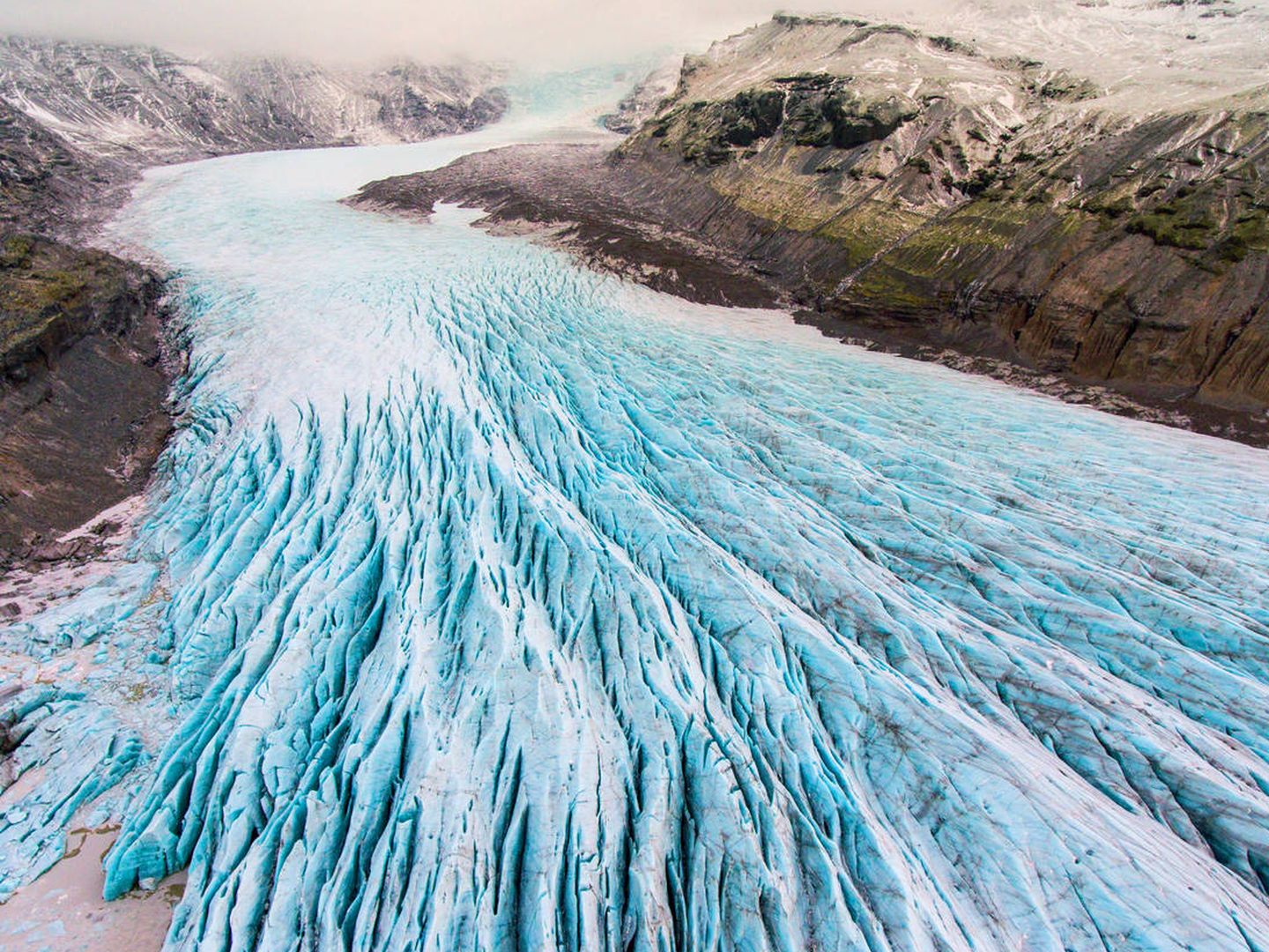 Uno de los enormes glaciales de Islandia. (iStock)