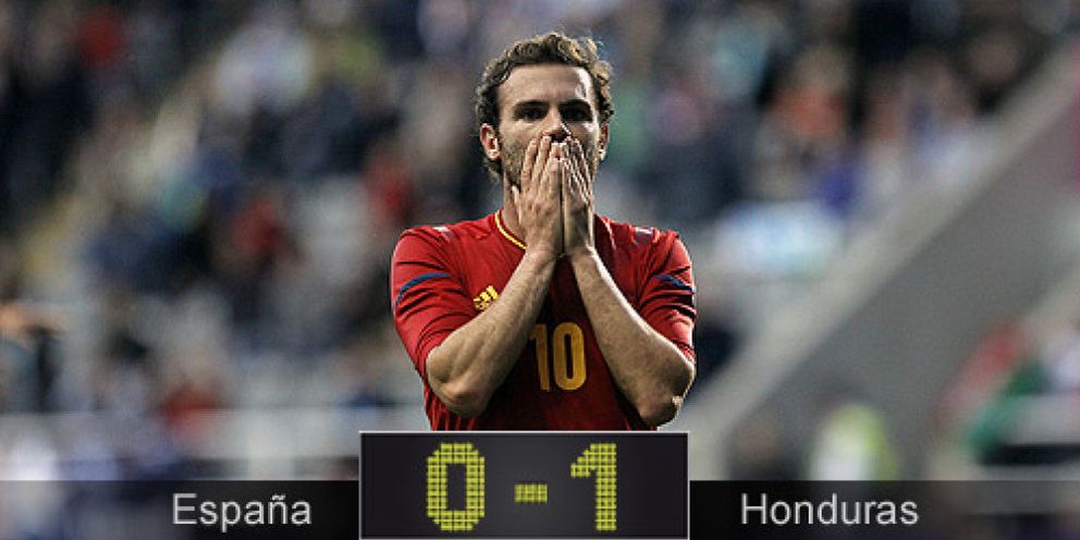 Foto: Ridículo olímpico del fútbol español tras ser eliminado por la selección de Honduras