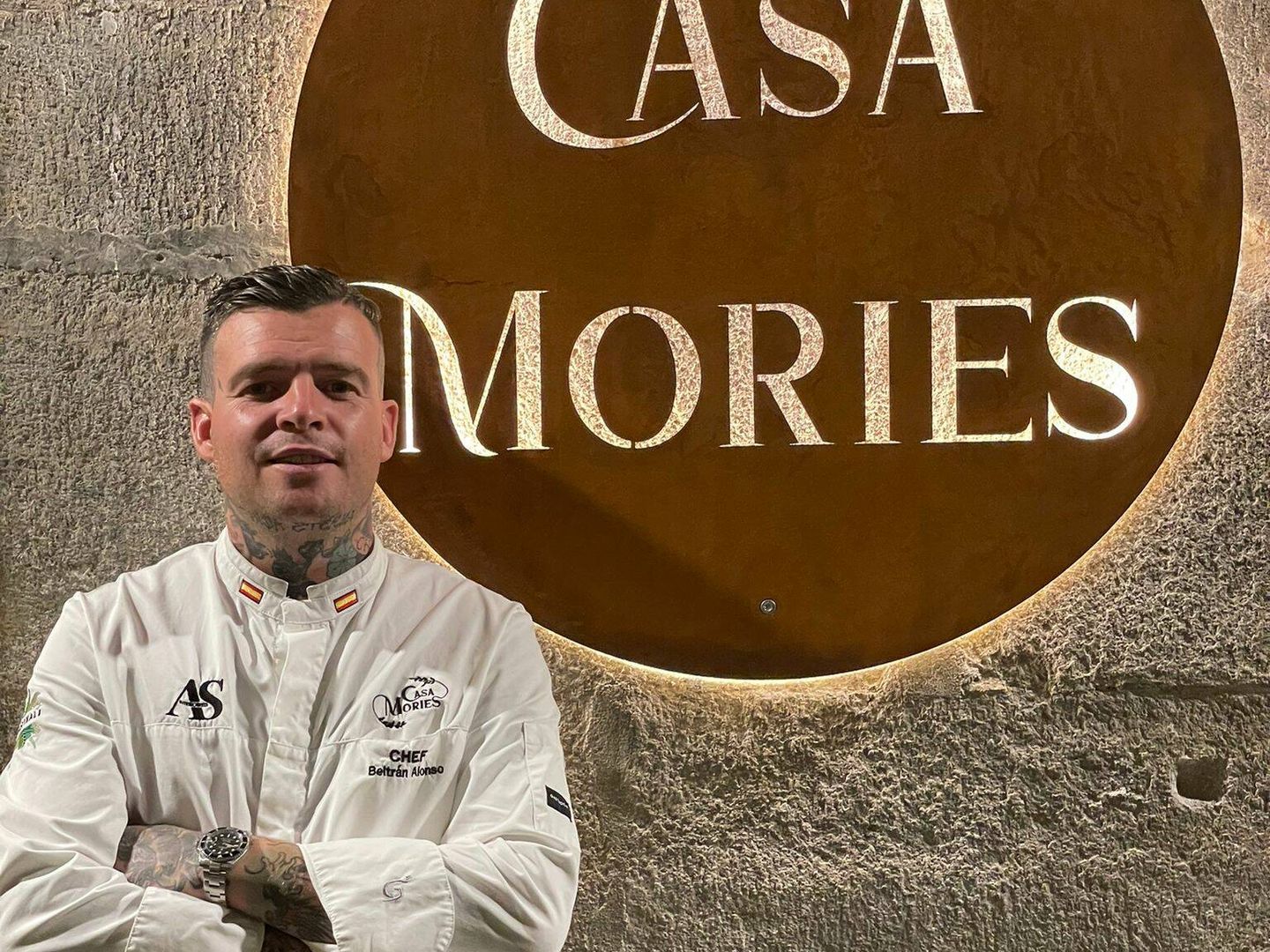 Beltrán Alonso, chef de Casa Mories.