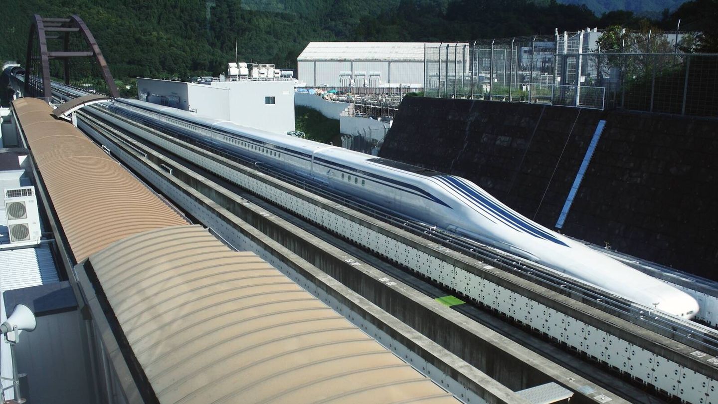 El tren magnético japonés alcanzó una velocidad de 603 km/h. (Central Japan Railway)