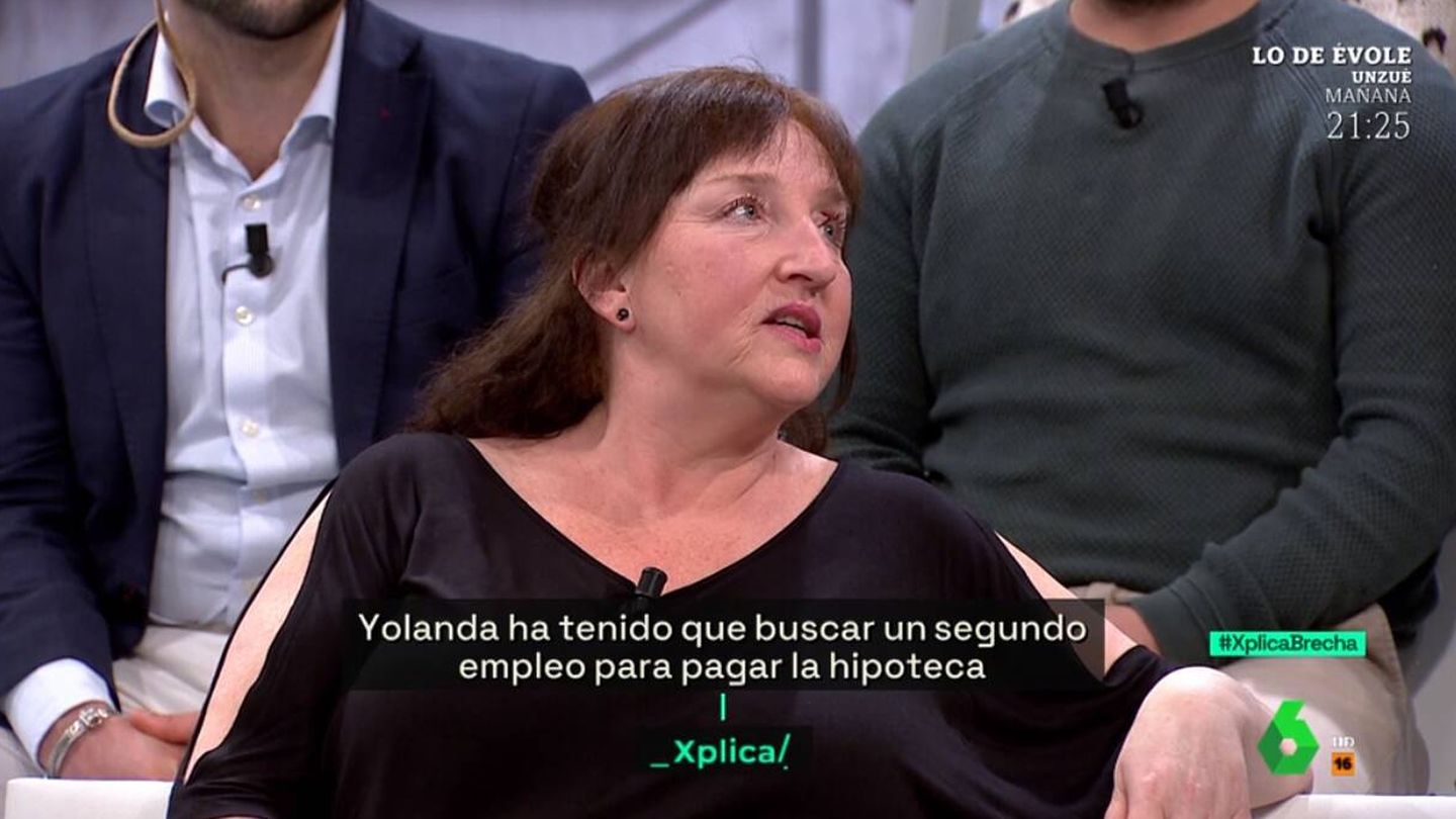 Yolanda Alba en 'La Sexta Xplica'. (Atresmedia)