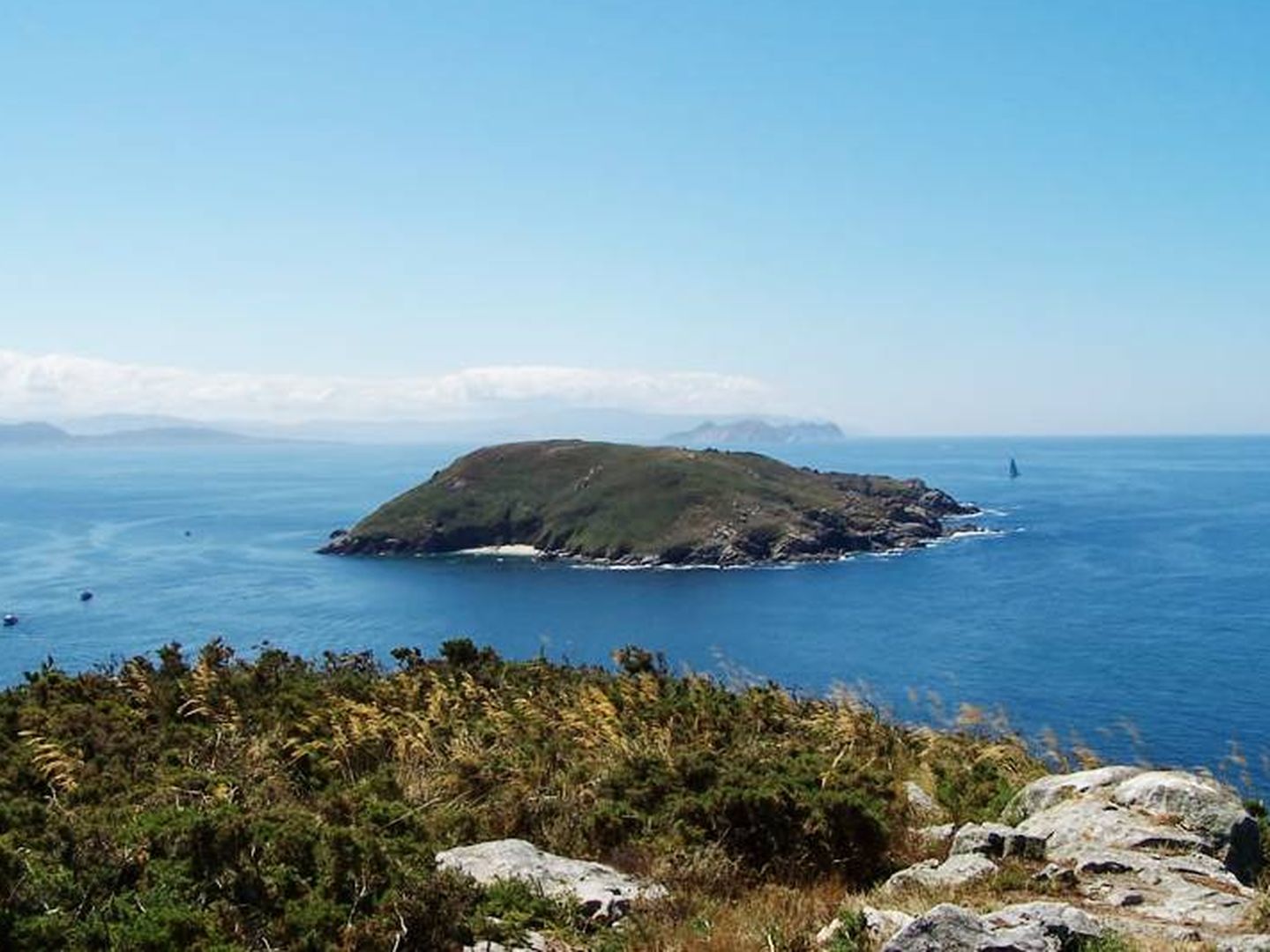 Vista de la isla de Ons. (Parque Nacional de las Islas Atlánticas de Galicia)