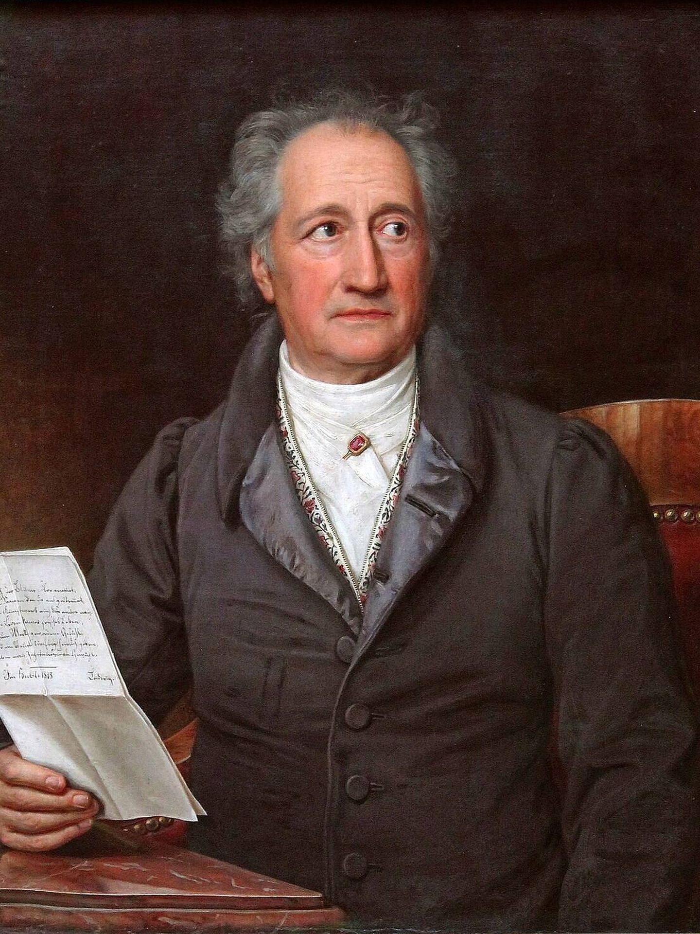 Goethe, en 1828. (Stieler)