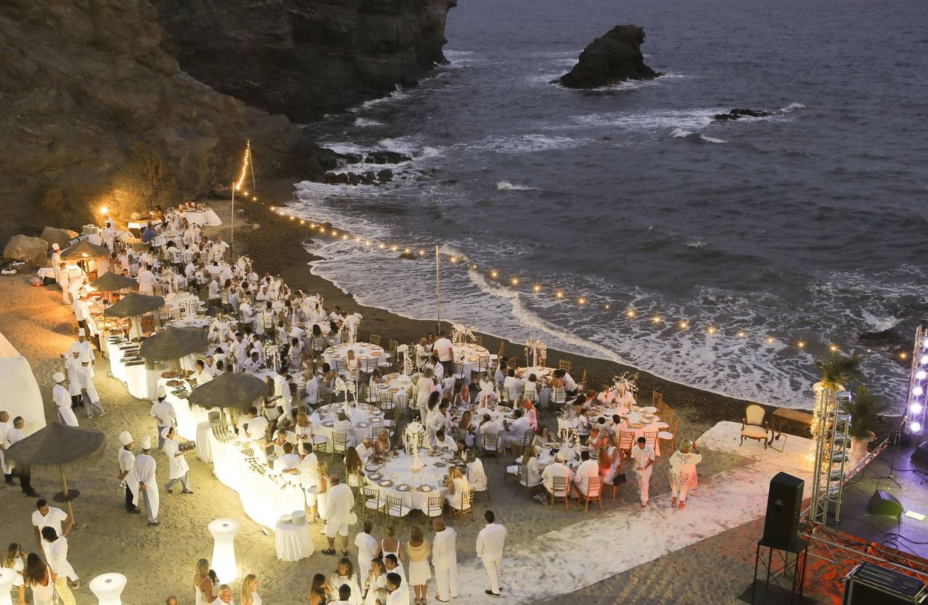 ¿Te imaginas cenar en un sitio así? Y no es una boda... (Cortesía)