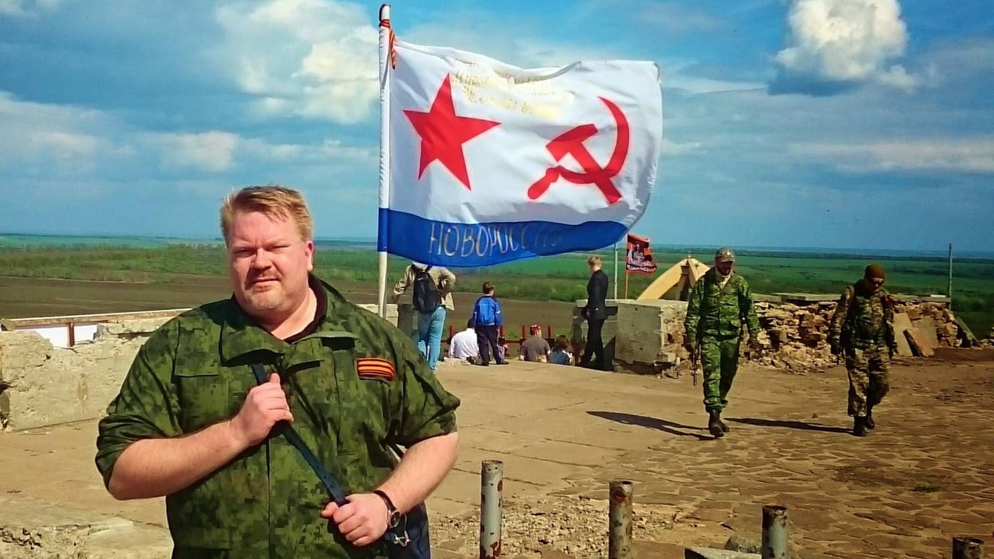 Johan Bäckman, uno de los principales hostigadores de Aro, en el Donbas