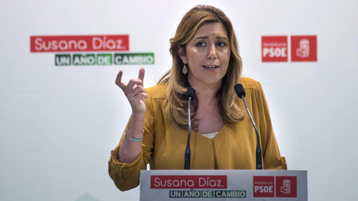 Susana Díaz, en un acto en Jaén. (Efe)