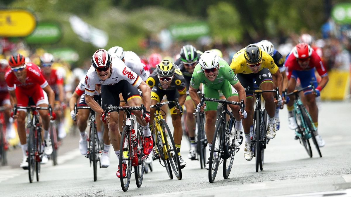 La 'photo finish' hace a Cavendish ganador de la tercera etapa por delante de Griepel