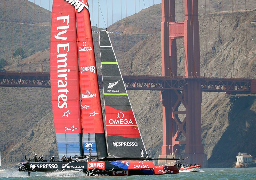 Foto: La bahía de San Francisco acoge la 34ª edición de la Copa del América de vela.