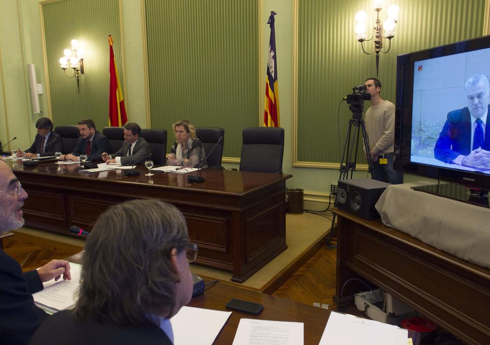 Foto: Videoconferencia de Luis Bárcenas (EFE)