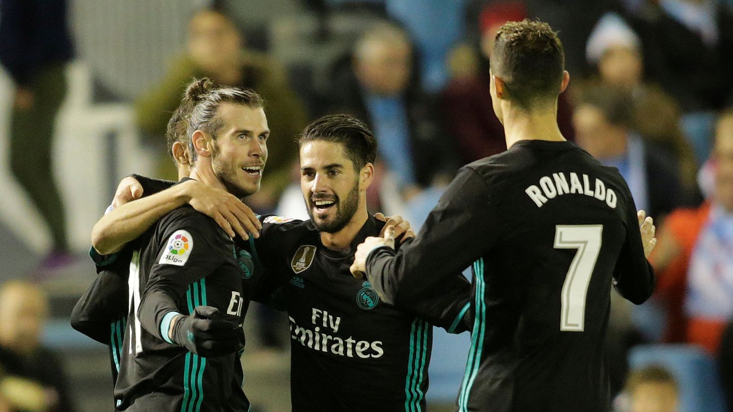 En la imagen, Gareth Bale, Isco y  Cristiano Ronaldo. (Reuters)