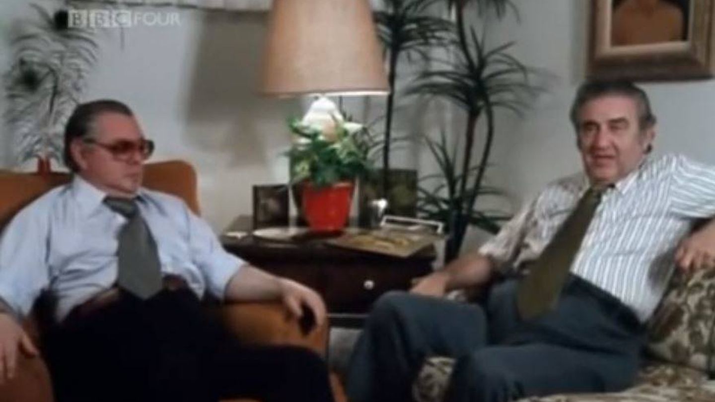 Joe Shuster y Jerry Siegel, en una entrevista para la BBC en 1981.