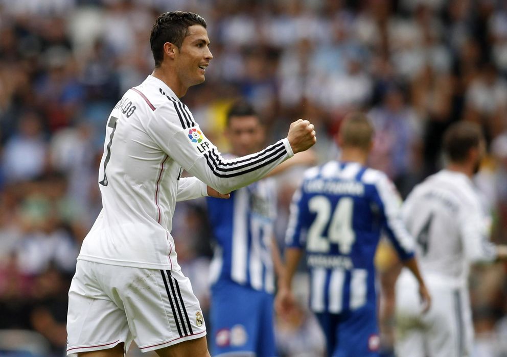 Foto: Criatiano Ronaldo celebra uno de los goles marcados en Riazor (Reuters)
