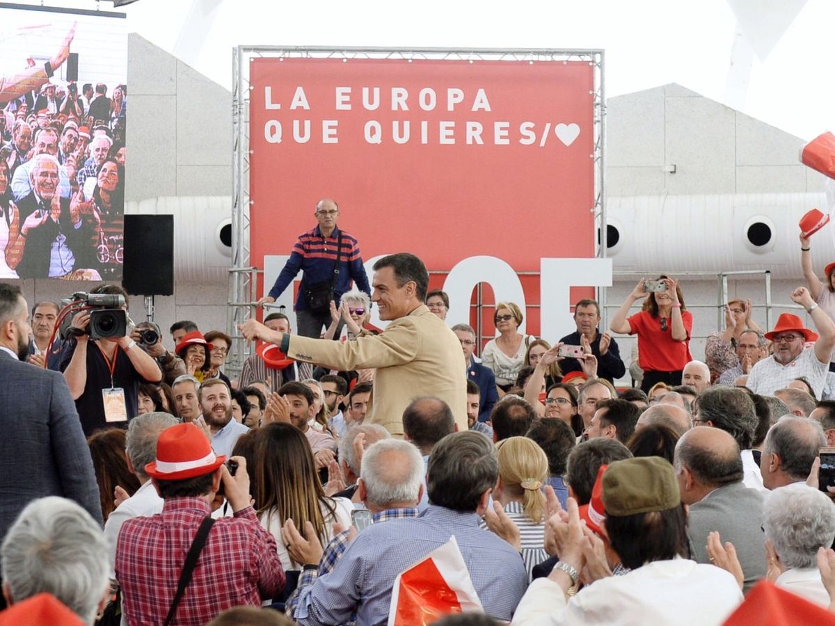 Foto: Pedro Sánchez en un acto en mayo de 2019. (EFE)
