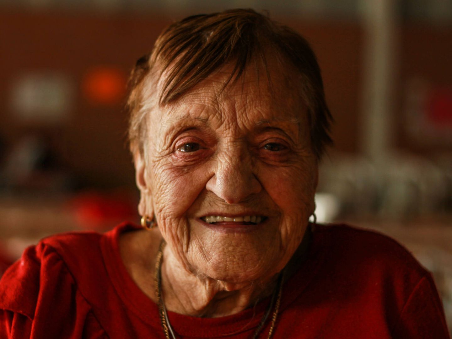 Isabel Sánchez, una de las ancianas que fue desalojada de su casa. (A.F.)
