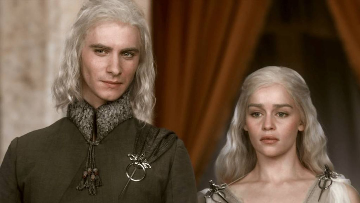 Viserys y Daenerys Targaryen. (HBO)