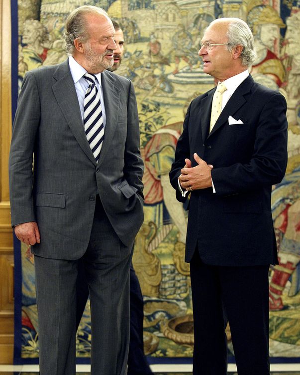 El Rey Juan Carlos junto a Carlos Gustavo de Suecia (Gtres)